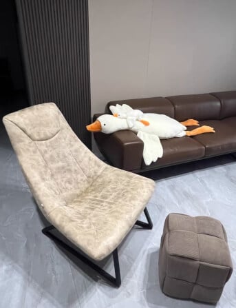 สตูลผ้าลูกฟูก MY DOLLS HOUSE COZY CUBE 38 ซม. สีน้ำตาล_5